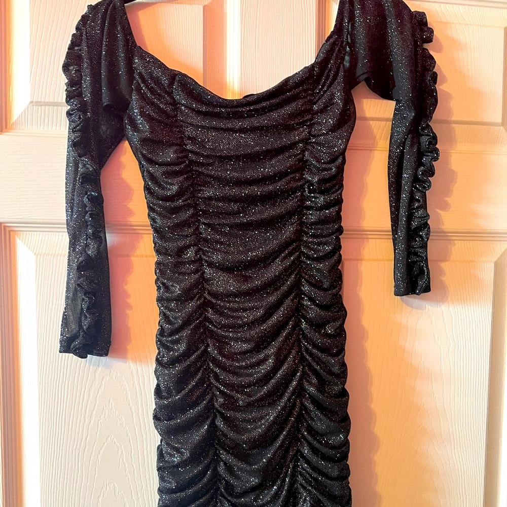 Sparkling classy black LBD